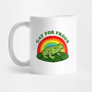 Gay For Frogs Mug